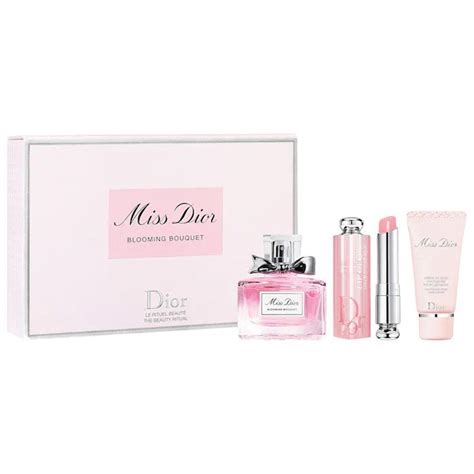 miss dior blooming bouquet and lip glow gift set